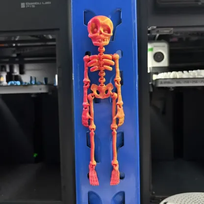 3D printed skull creative refrigerator magnet