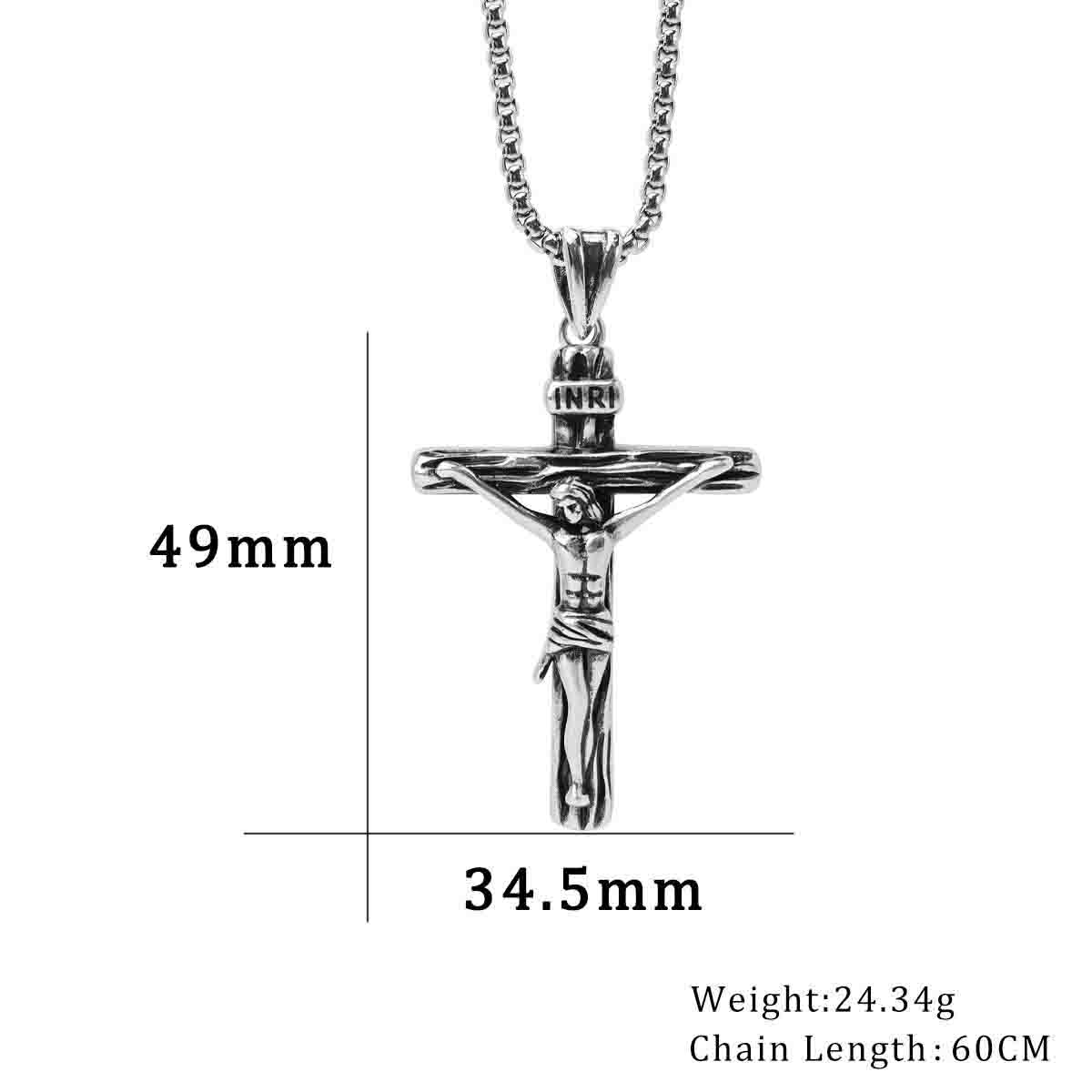 Vintage Light of Faith Cross Pendant