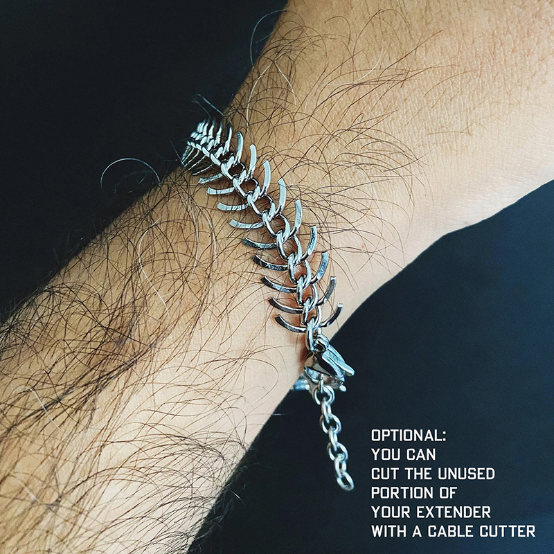 Spine chain bracelet