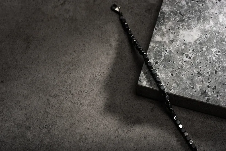 Hematite Bead Bracelet