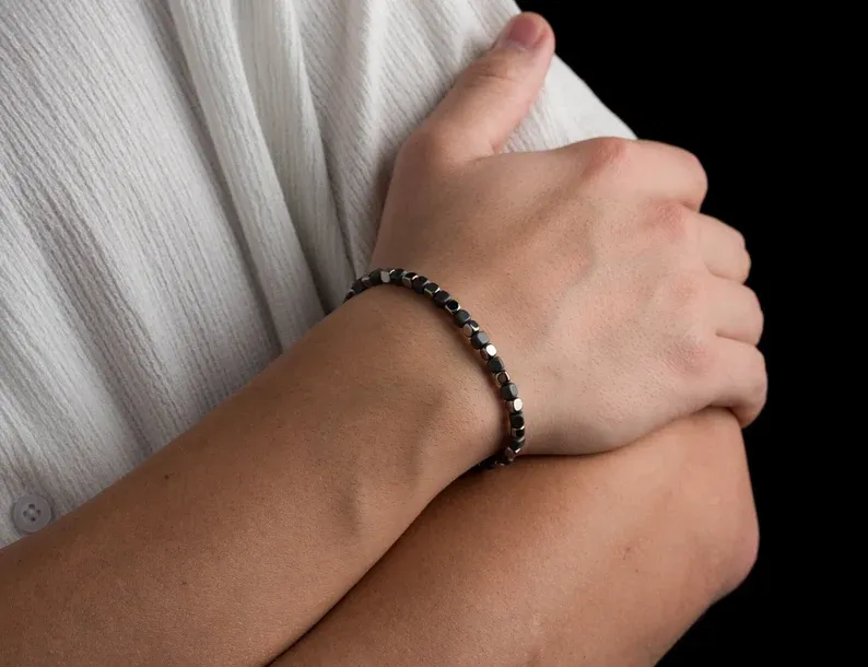 Hematite Bead Bracelet