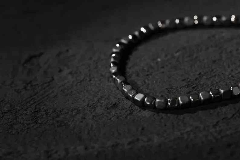 Hematite Bead Bracelet