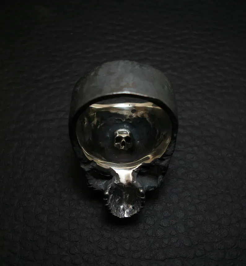 Punk Retro Skull Ring