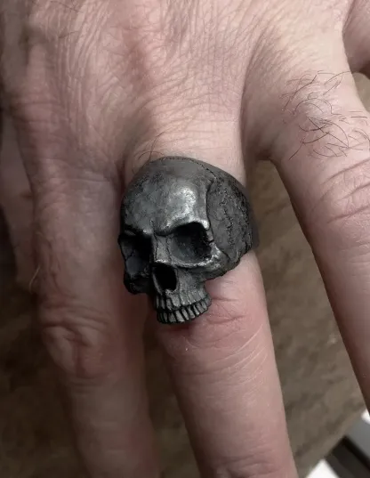 Punk Retro Skull Ring