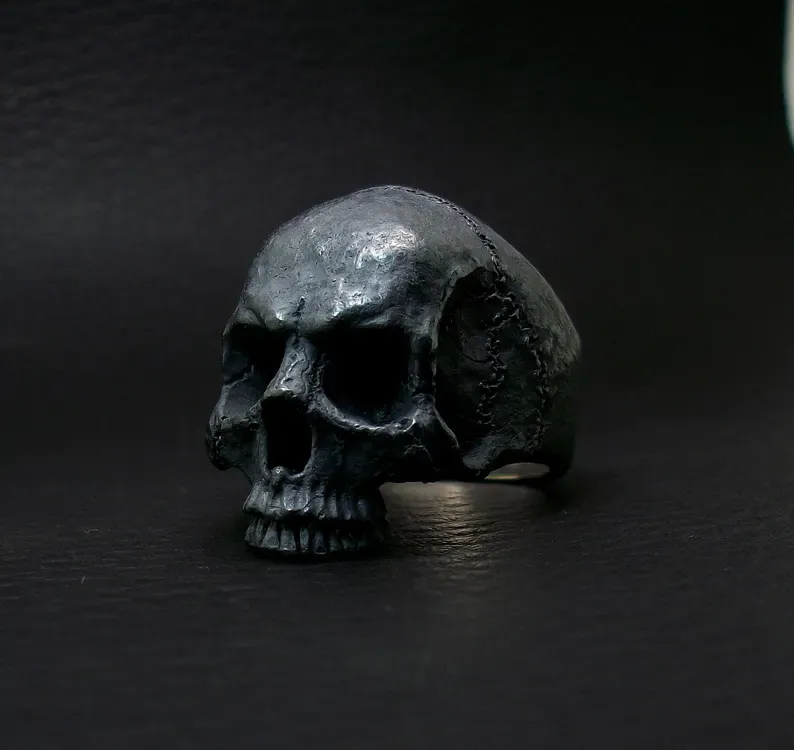Punk Retro Skull Ring