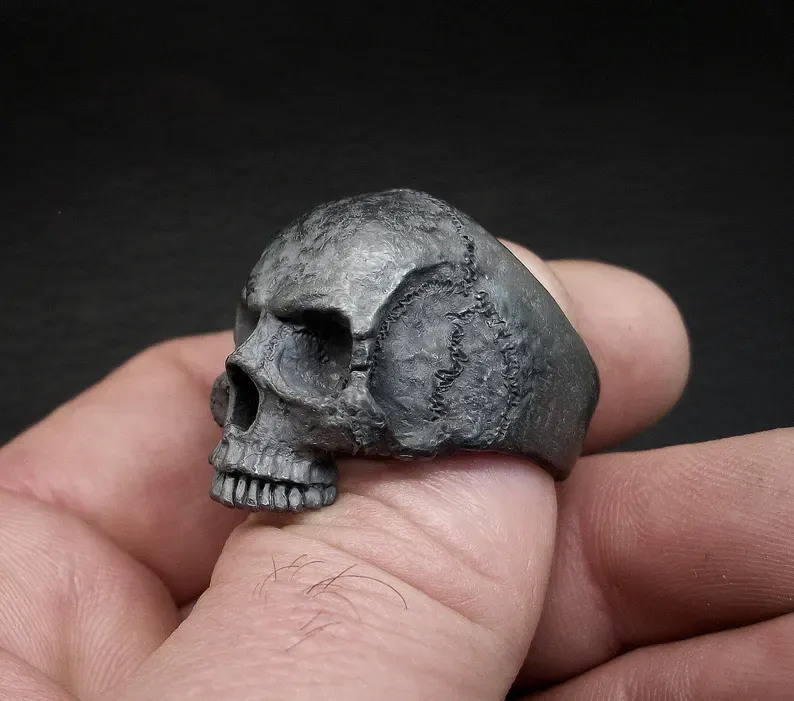 Punk Retro Skull Ring