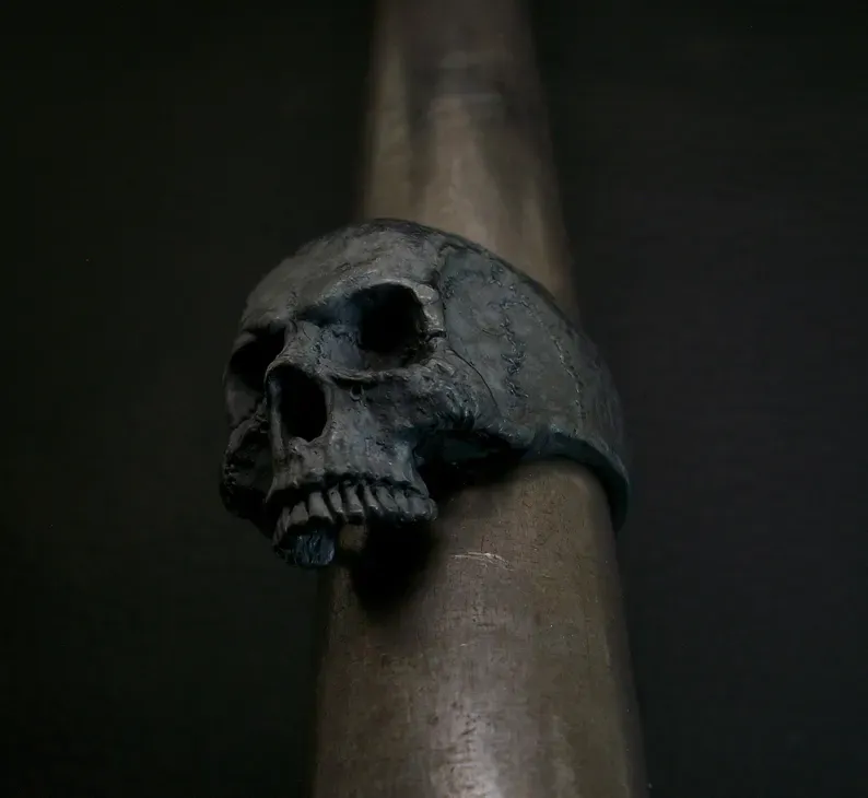 Punk Retro Skull Ring