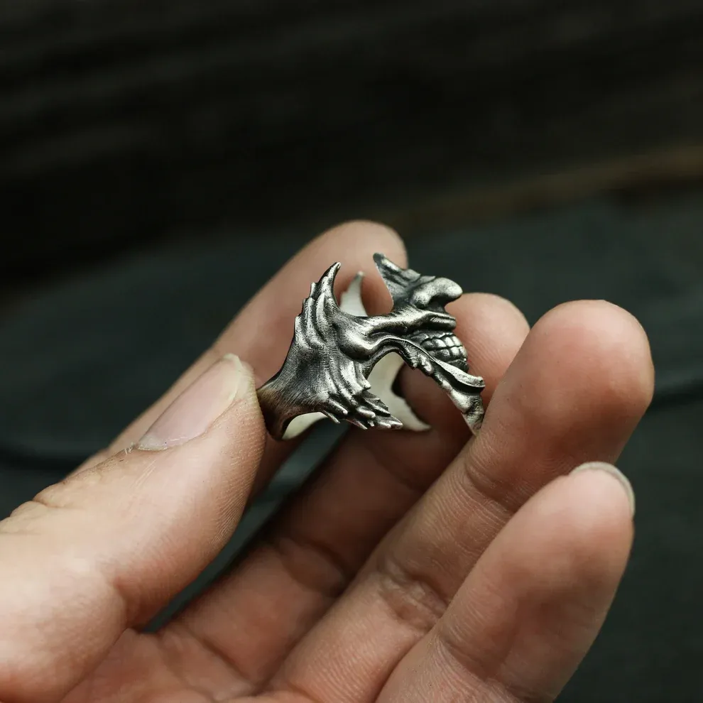 Devil Smile Clown Ring