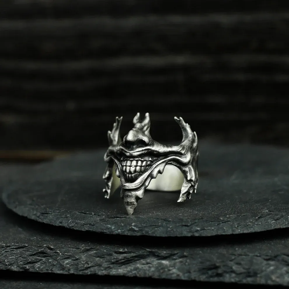 Devil Smile Clown Ring