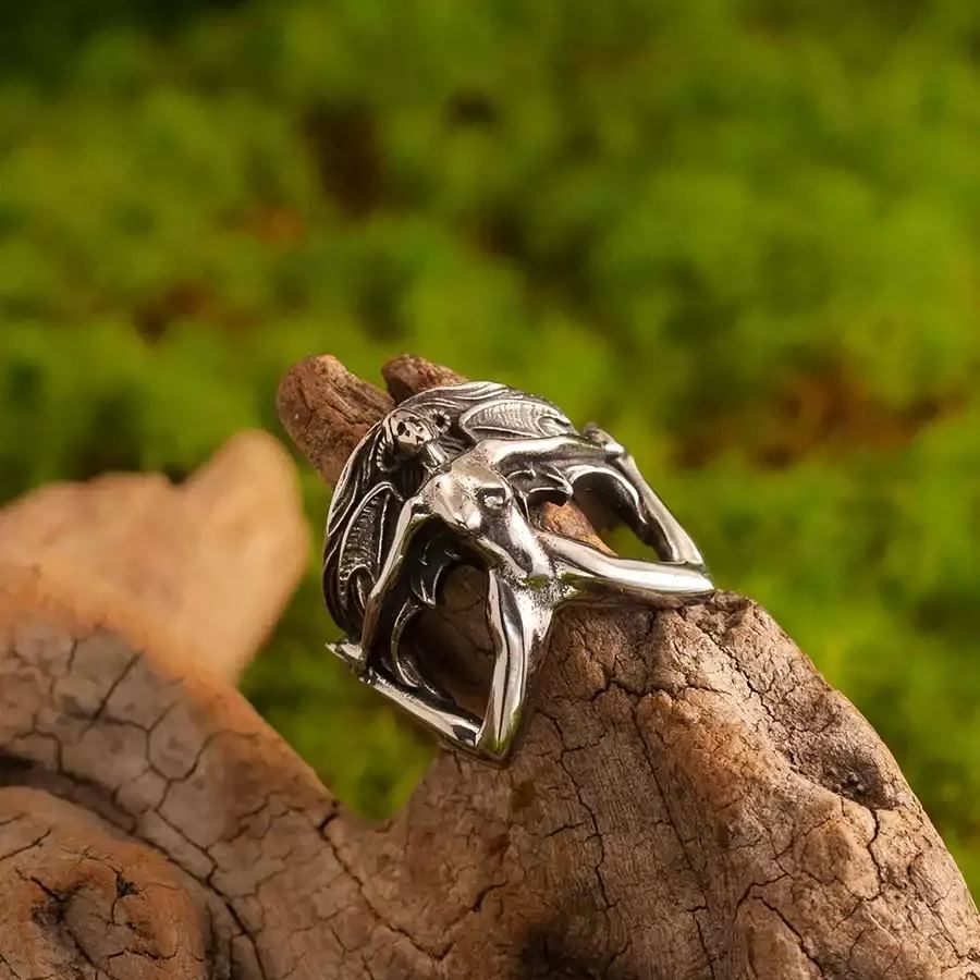 Titanium Rock Vintage Styling Ring