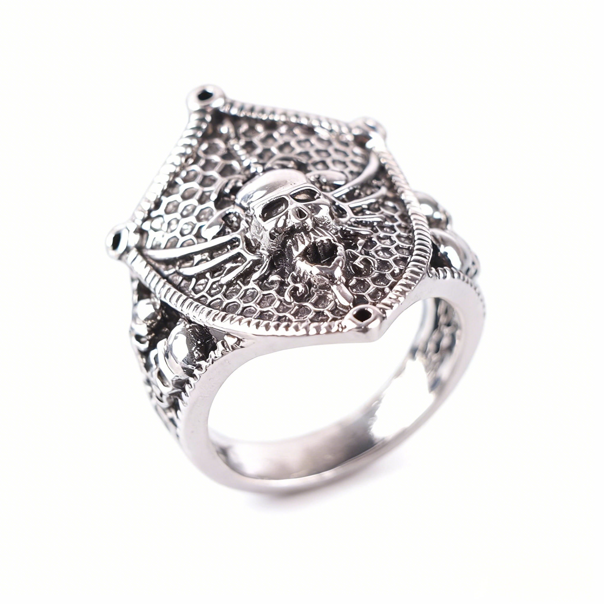 925 Sterling Silver The Shield of the Rebel Ring