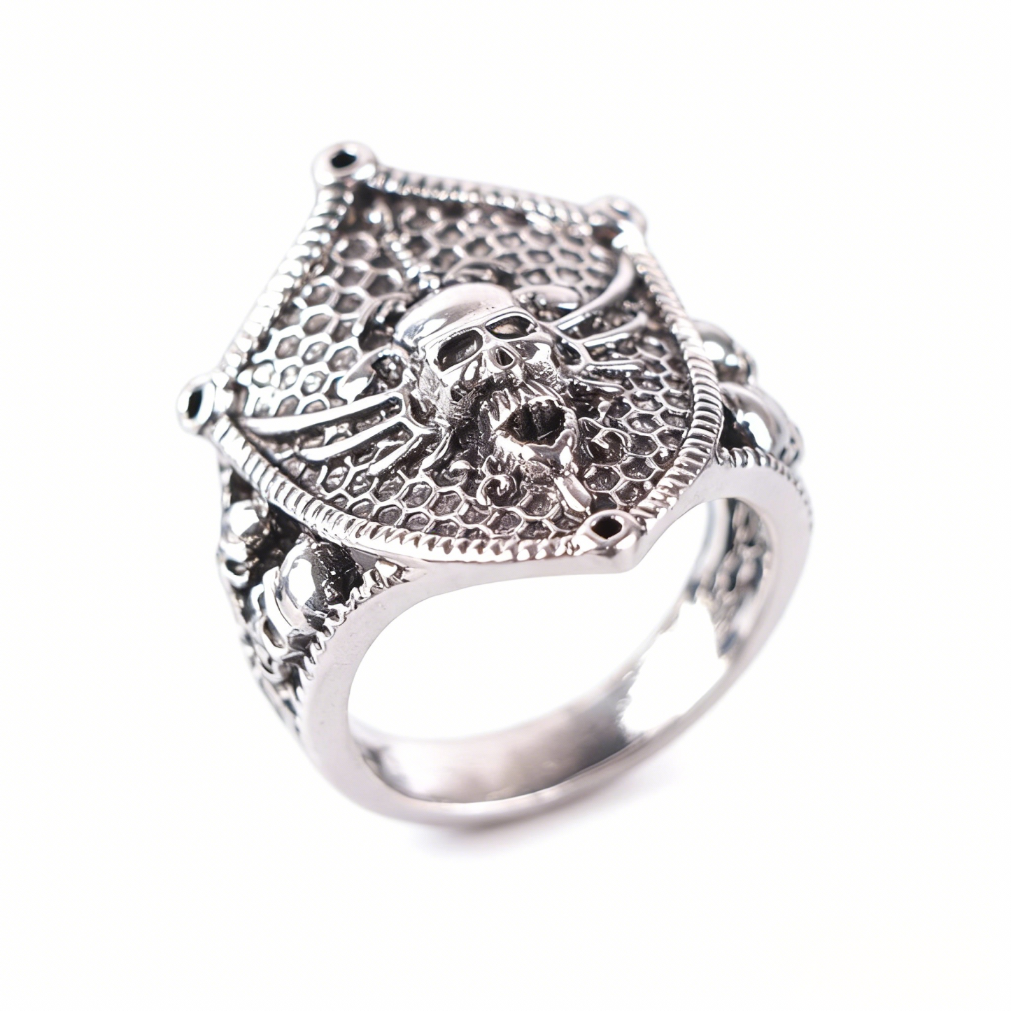 925 Sterling Silver The Shield of the Rebel Ring