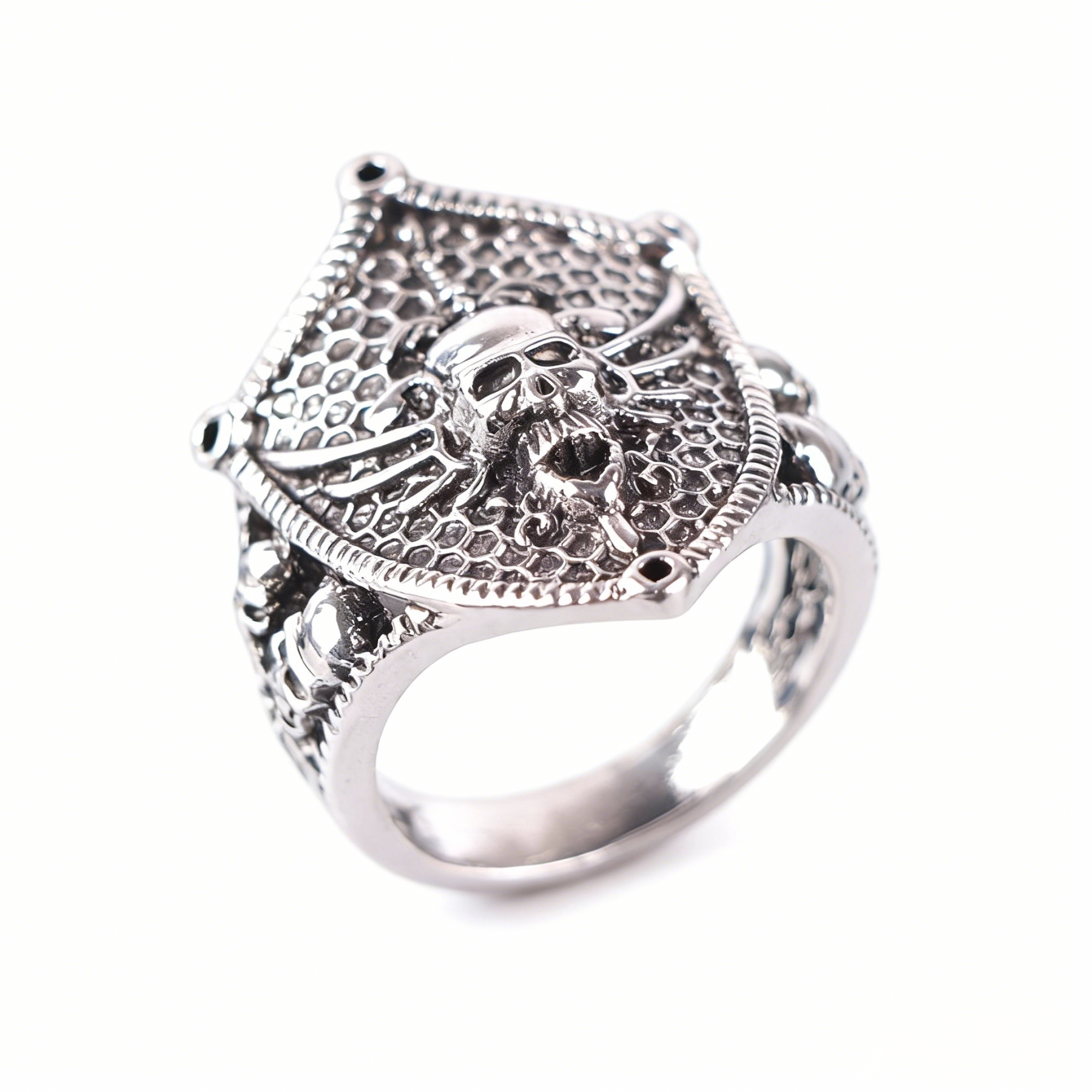 925 Sterling Silver The Shield of the Rebel Ring