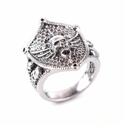 925 Sterling Silver The Shield of the Rebel Ring