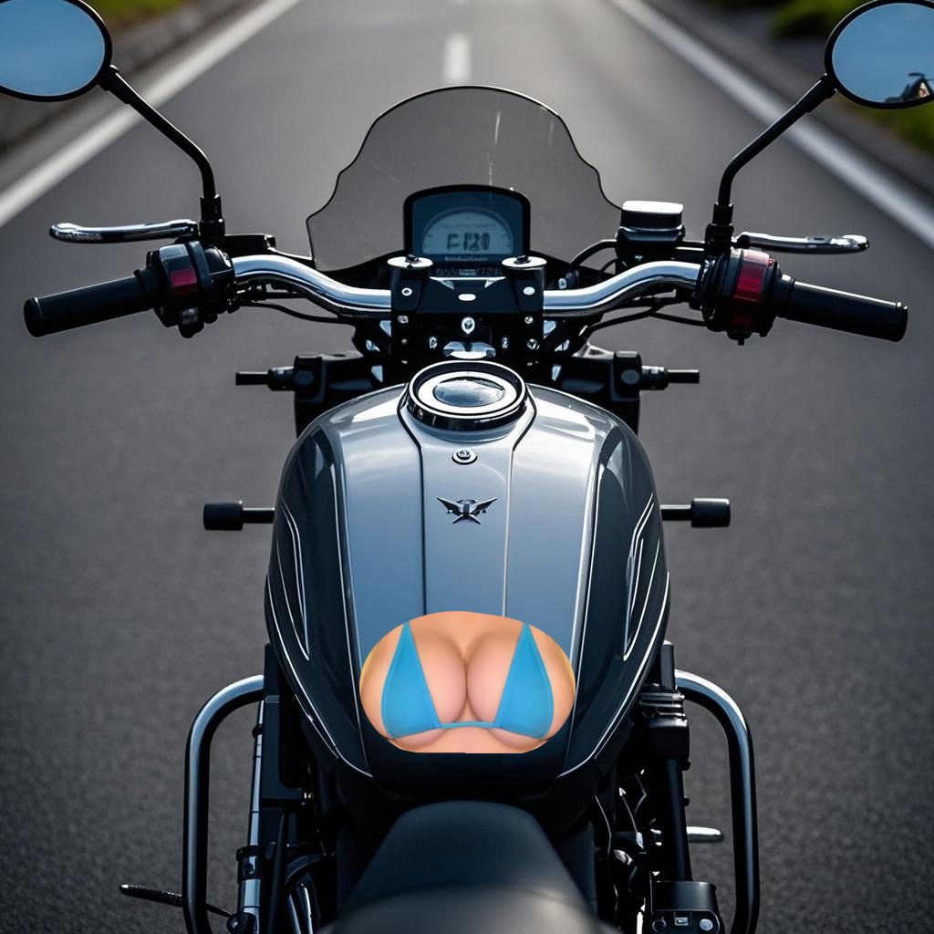 Motorcycle rider crotch protection pad
