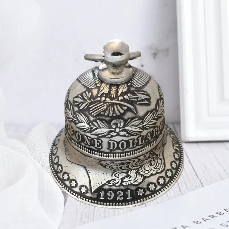Zinc Alloy Morgan Silver Dollar Ornament-Bell