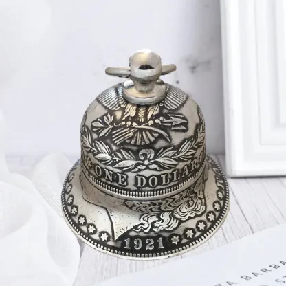 Zinc Alloy Morgan Silver Dollar Ornament-Bell