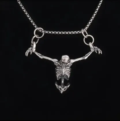 Vintage skull necklace