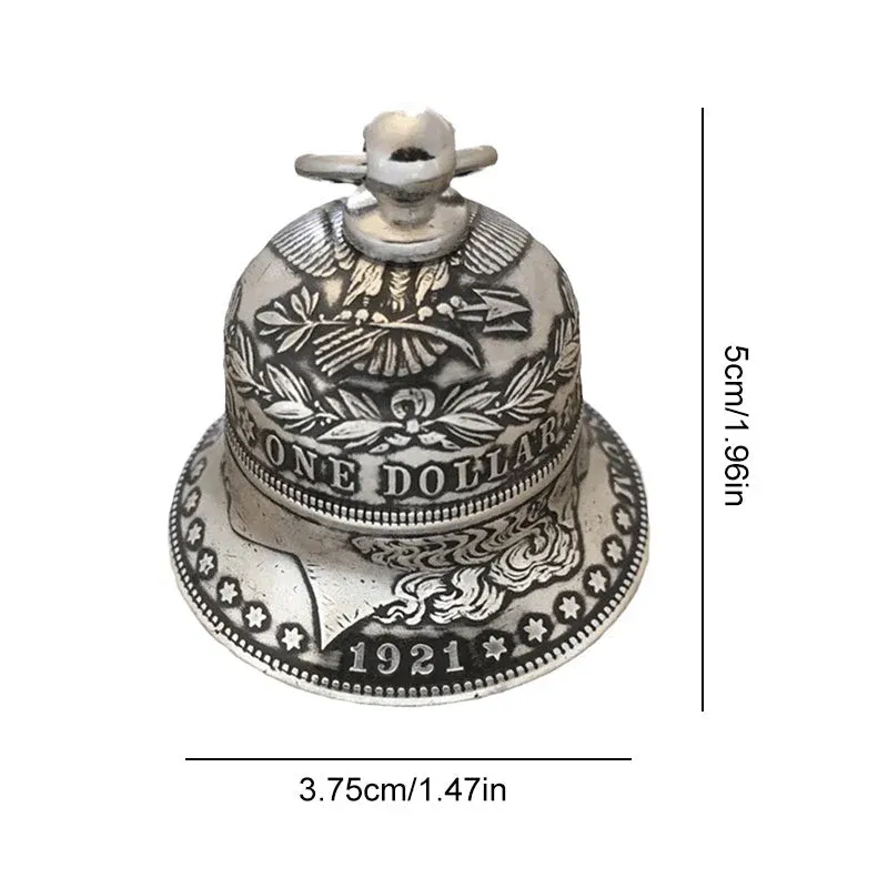Zinc Alloy Morgan Silver Dollar Ornament-Bell
