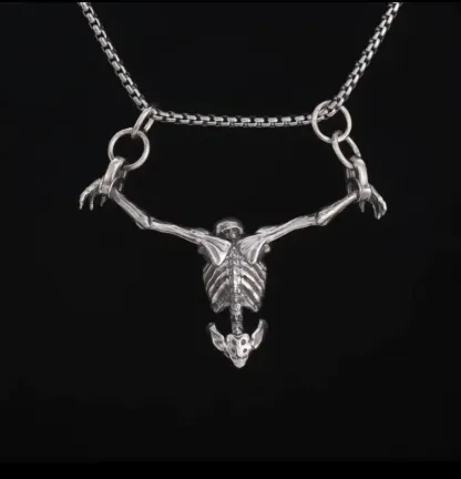 Vintage skull necklace