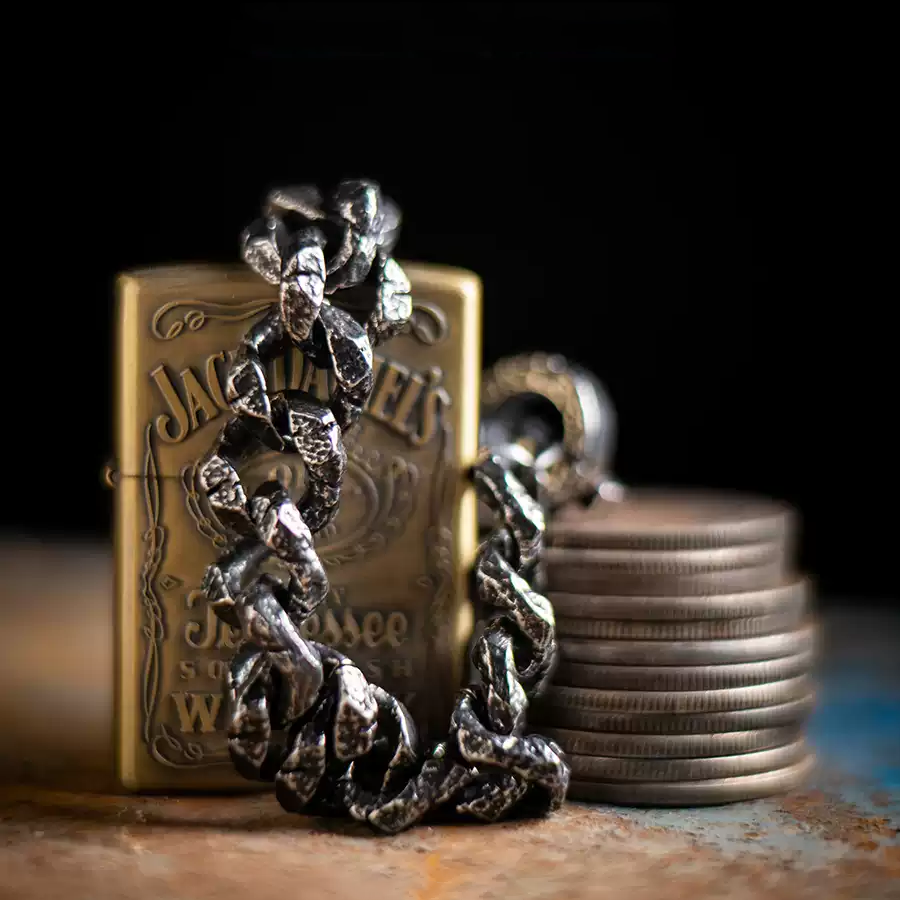 Vintage carved bracelet