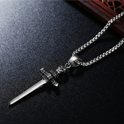 Skull Cross Pendant Necklace