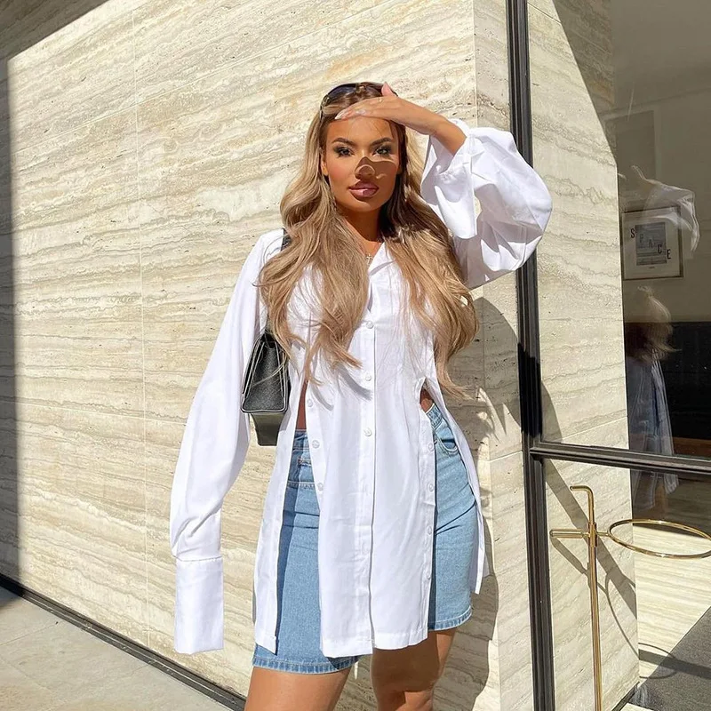 Ootddress Fashion Chic Turn-Down Collar Streetwear Casual Single Breasted Dress 2025 Summer Long Sleeve Shirt Dress For Women 17 Ootddress Fashion Chic Turn-Down Collar Streetwear Casual Single Breasted Dress 2025 Summer Long Sleeve Shirt Dress For Women