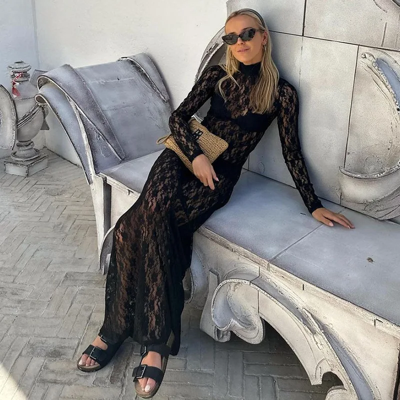 Ootddress See-through Mesh Tight Maxi Dress Sexy Hollow Out Lace Mesh Patchwork Women Fashion Full Sleeve Banquent Long Dress 2025 22 Ootddress See-through Mesh Tight Maxi Dress Sexy Hollow Out Lace Mesh Patchwork Women Fashion Full Sleeve Banquent Long Dress 2025