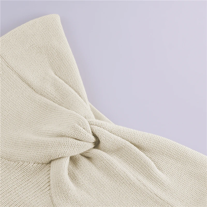 Ootddress Strapless Knit Maxi Dresses For Women Summer Beach Party Bodycon Dress Off-Shoulder Twist Knitting Evening Backless Dress 9 Ootddress Strapless Knit Maxi Dresses For Women Summer Beach Party Bodycon Dress Off-Shoulder Twist Knitting Evening Backless Dress