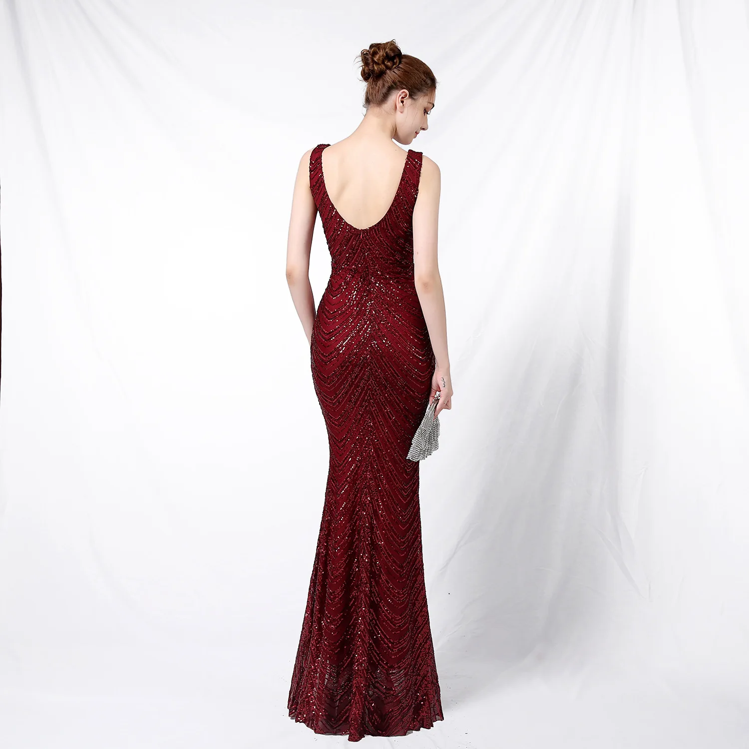 Sexy Backless Sequined Evening Dress High Waist Slim See Though Graduation Dress Solid Party Elegant Long Dresses for Women 2025 11 103A5534.jpg