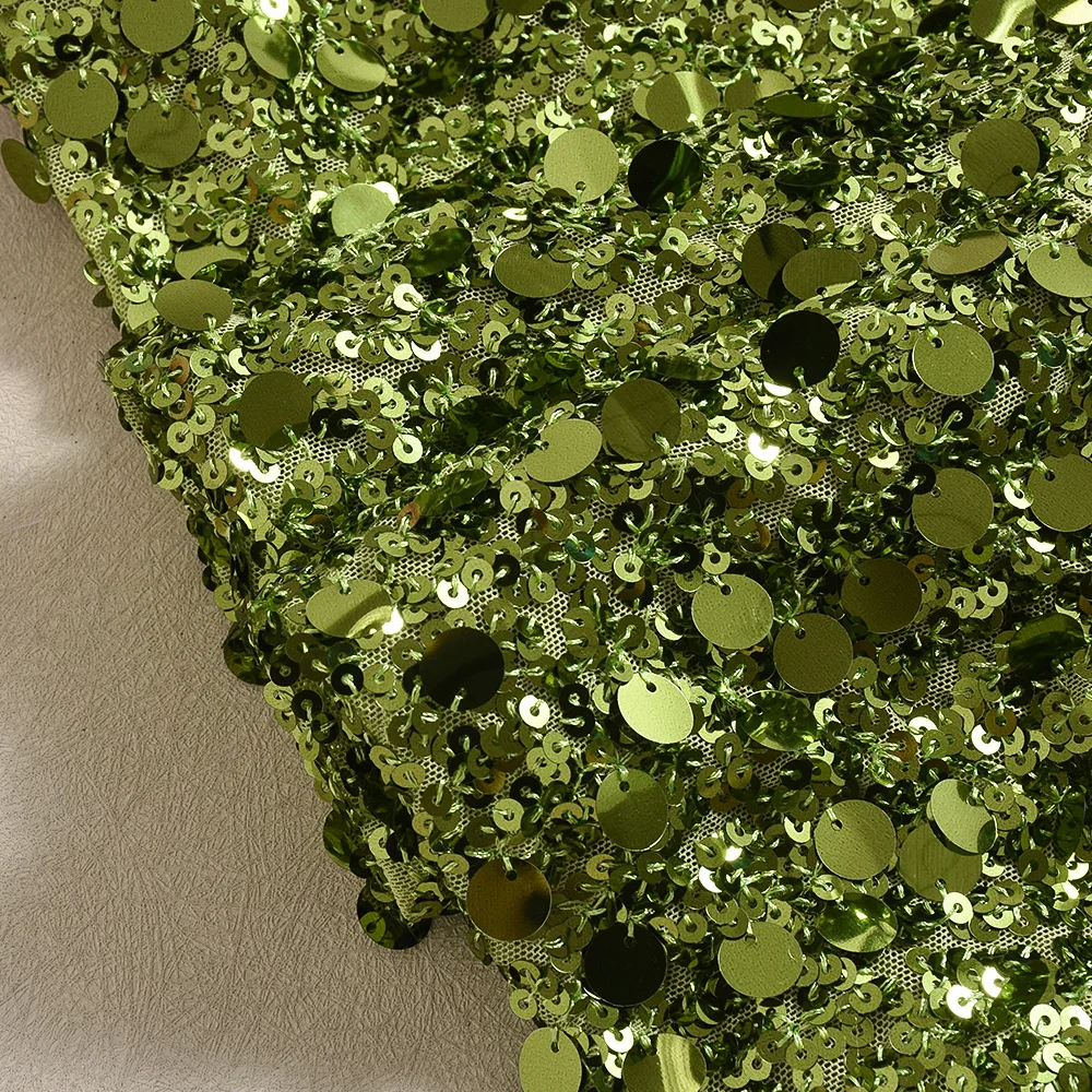 Ootddress Fashion Glitter Sequin Maxi Skirt For Women Slim Patchwork Sexy Party Looks Solid Shiny Metallic Luxury Ladies Long Skirt