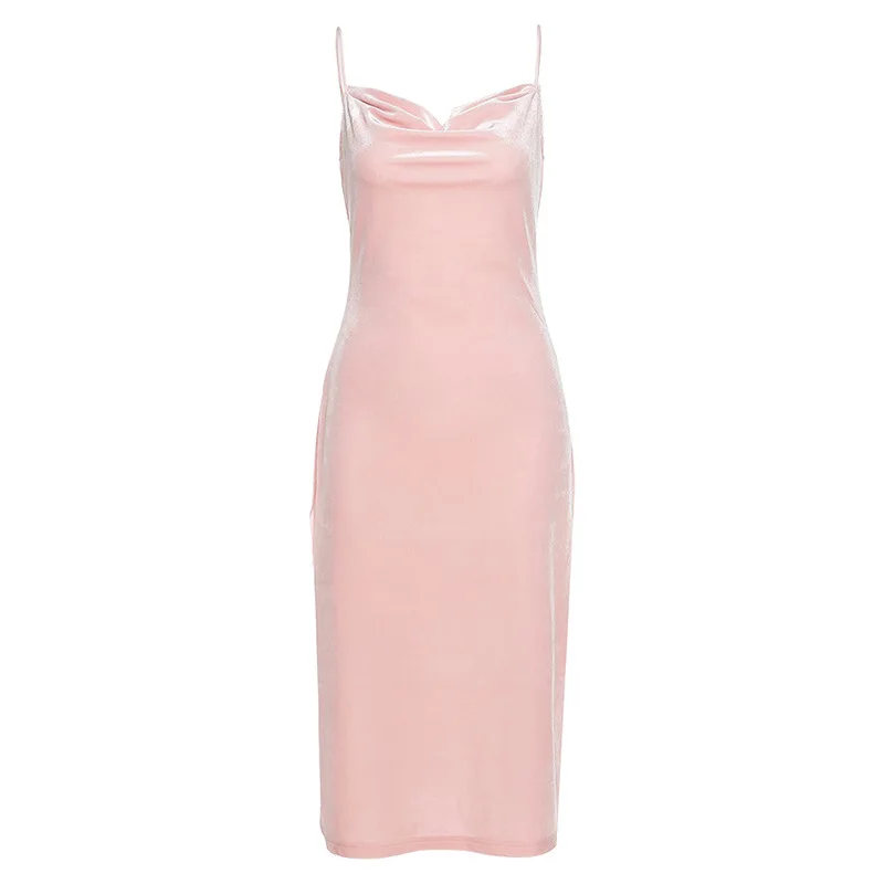 Ootddress Pink Y2K Dress Up Party Spaghetti Strap Sexy Split Out Solid Straight Sliver Summer Dress Female Elegant Pajamas 2025 New 17 Ootddress Pink Y2K Dress Up Party Spaghetti Strap Sexy Split Out Solid Straight Sliver Summer Dress Female Elegant Pajamas 2025 New