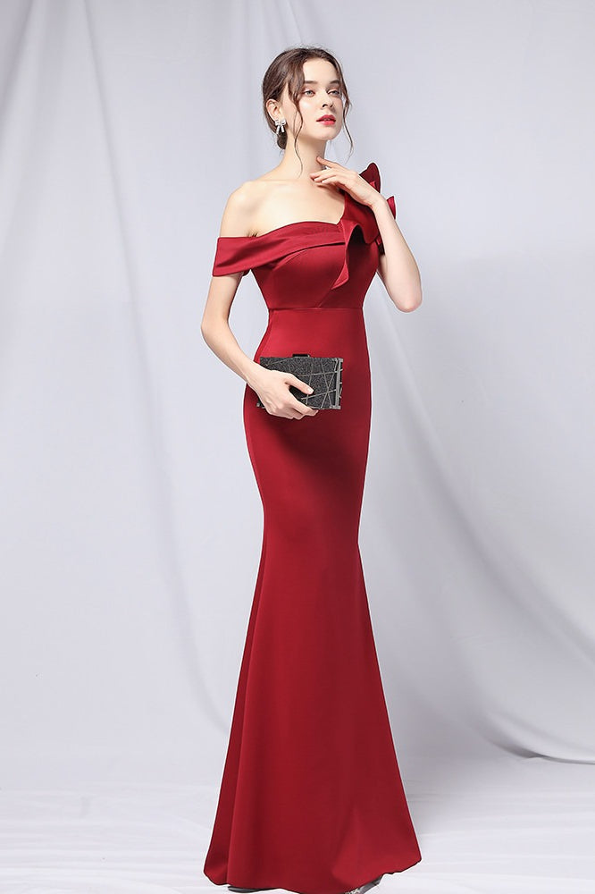 Off Shoulder Mermaid Maxi Dress