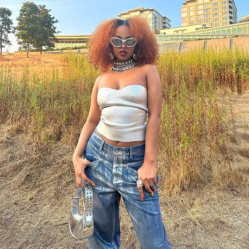 Ootddress Gold PU Crop Tops For Women 2025 Bodycon Backless Sexy Off Shoulder Tank Top Hot Girls Street Slim Party Tube Top Ladies 51 Ootddress Gold PU Crop Tops For Women 2025 Bodycon Backless Sexy Off Shoulder Tank Top Hot Girls Street Slim Party Tube Top Ladies