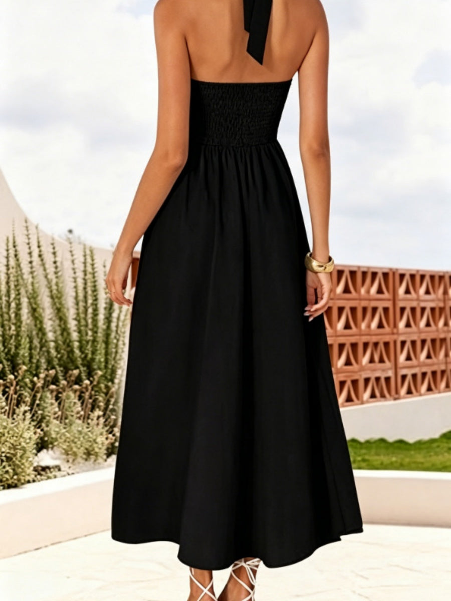 Camisoles Halter Backless Temperament Maxi Dresses