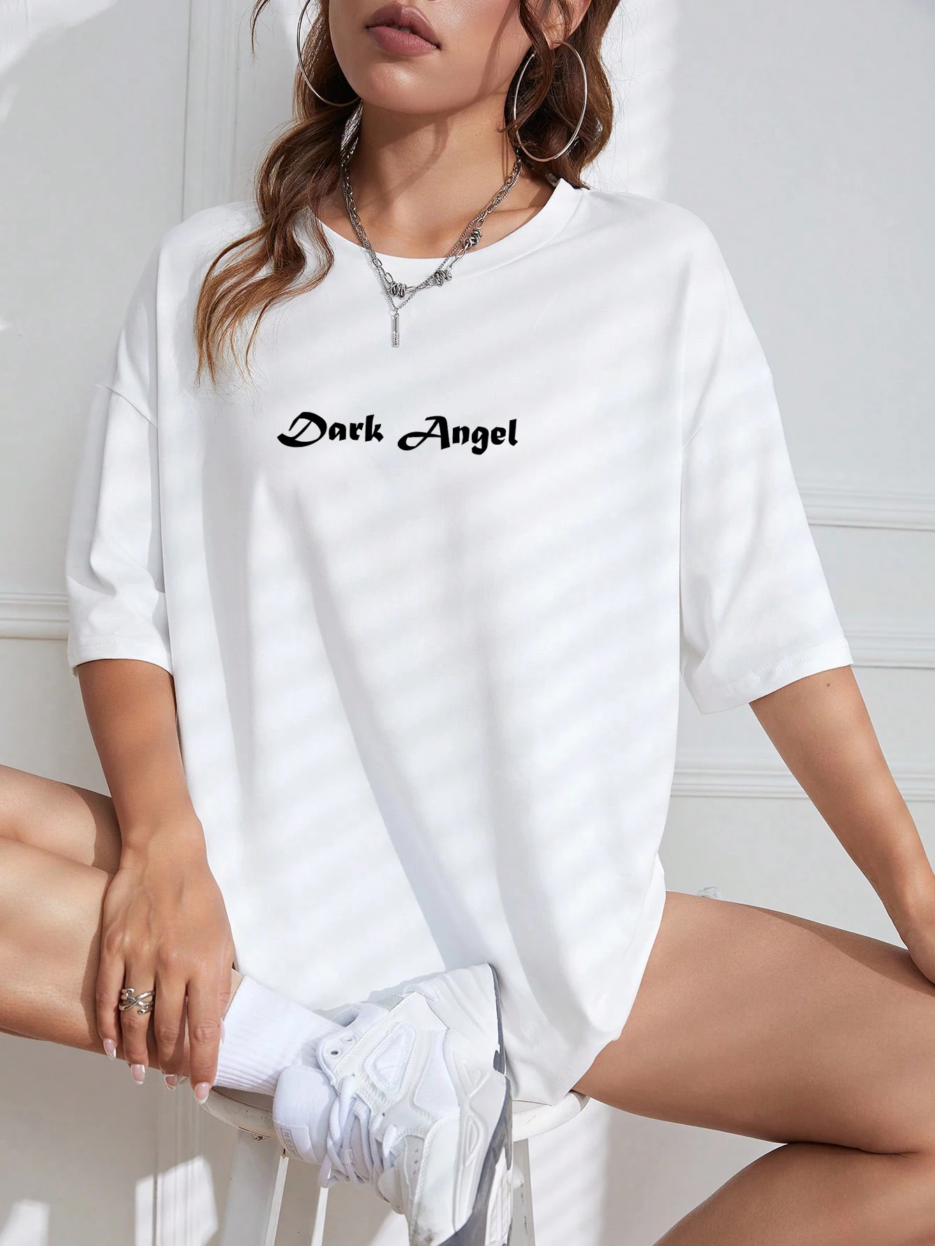 Dark Angel Wing Hot sale Graphic Printed T-Shirts For Women Loose Oversized Clothing Hip Hop Street Tshirt Cotton Short Sleeves 6 Dark Angel Wing Hot sale Graphic Printed T-Shirts For Women Loose Oversized Clothing Hip Hop Street Tshirt Cotton Short Sleeves