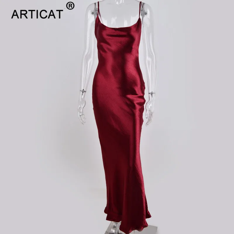 Ootddress Gold Satin Lace Up Sexy Party Dress Women Strap Backless Silk Long Dress Elegant Club Evening Soft Winter Dress Vestidos 24 Ootddress Gold Satin Lace Up Sexy Party Dress Women Strap Backless Silk Long Dress Elegant Club Evening Soft Winter Dress Vestidos