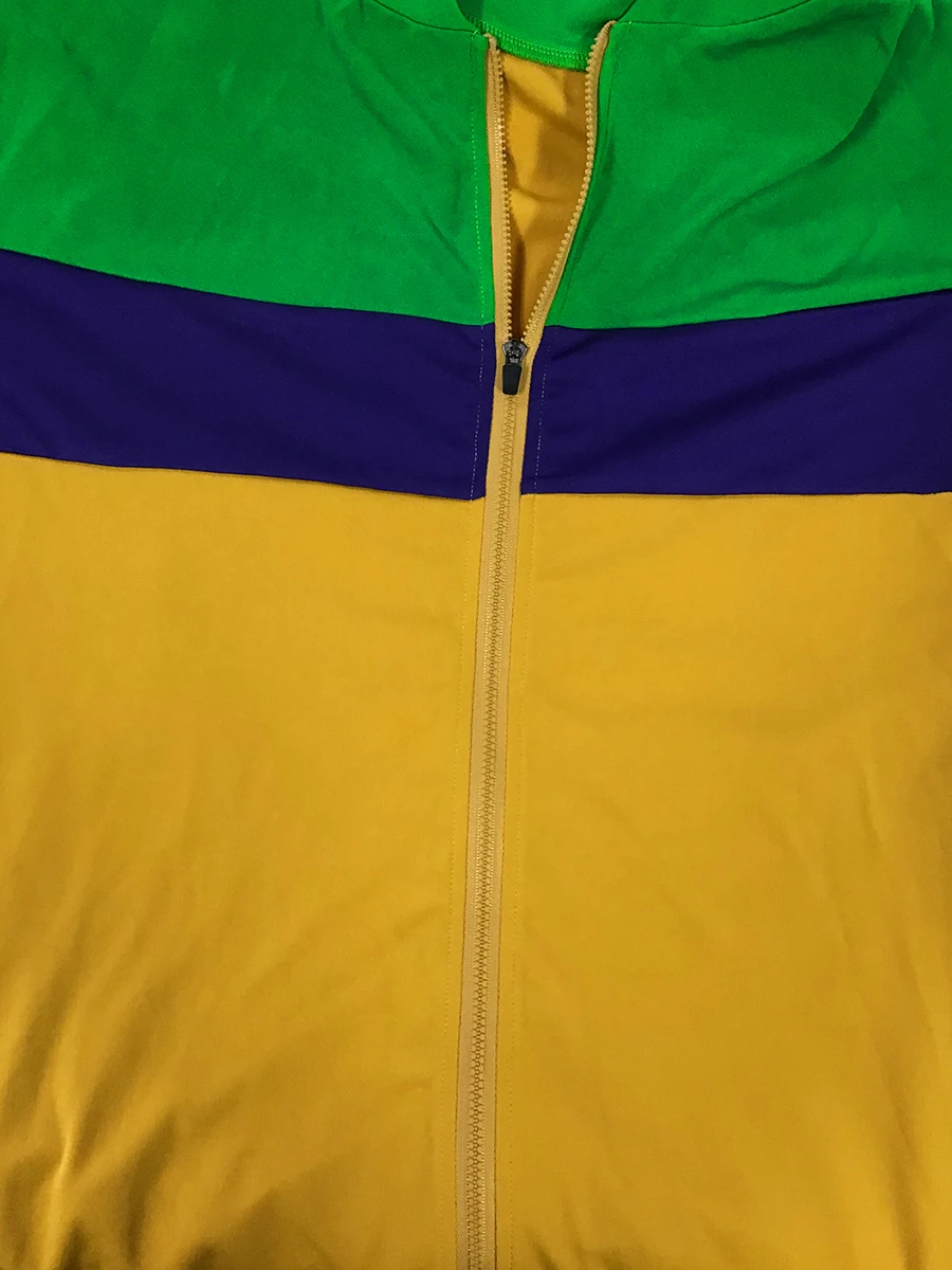 Plus Size Zipper Design Patchwork Pants Set Women Color Block Mandarin Collar Tracksuits Long Sleeve Two Pieces Outfits