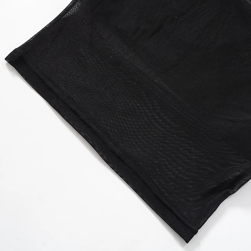 Mesh Corset Black Y2K Tops Women Transparent Crop Top Stretch Tube Top Sexy Cami Tops Summer Streetwear 22 Mesh Corset Black Y2K Tops Women Transparent Crop Top Stretch Tube Top Sexy Cami Tops Summer Streetwear