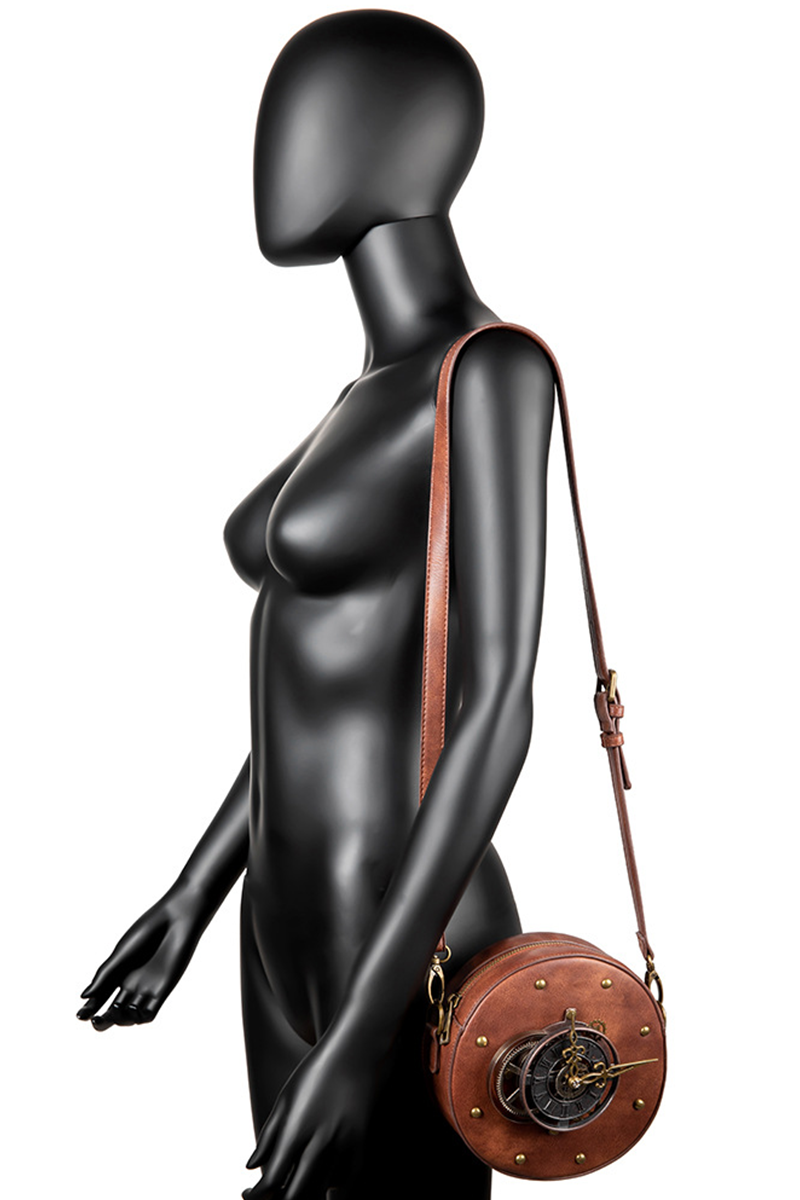 Vintage Punk Patchwork Rivets Metal Accessories Decoration Bags