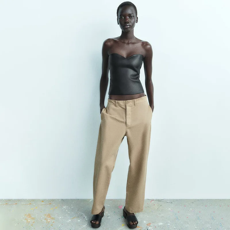 Ootddress Gold PU Crop Tops For Women 2025 Bodycon Backless Sexy Off Shoulder Tank Top Hot Girls Street Slim Party Tube Top Ladies 38 Ootddress Gold PU Crop Tops For Women 2025 Bodycon Backless Sexy Off Shoulder Tank Top Hot Girls Street Slim Party Tube Top Ladies