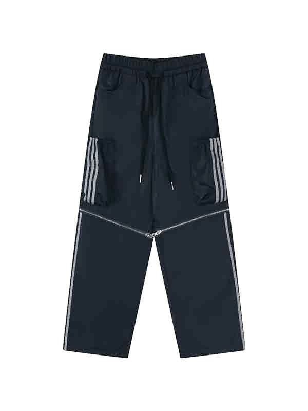 Pocket Knee Zip Up Design Cargo Pants