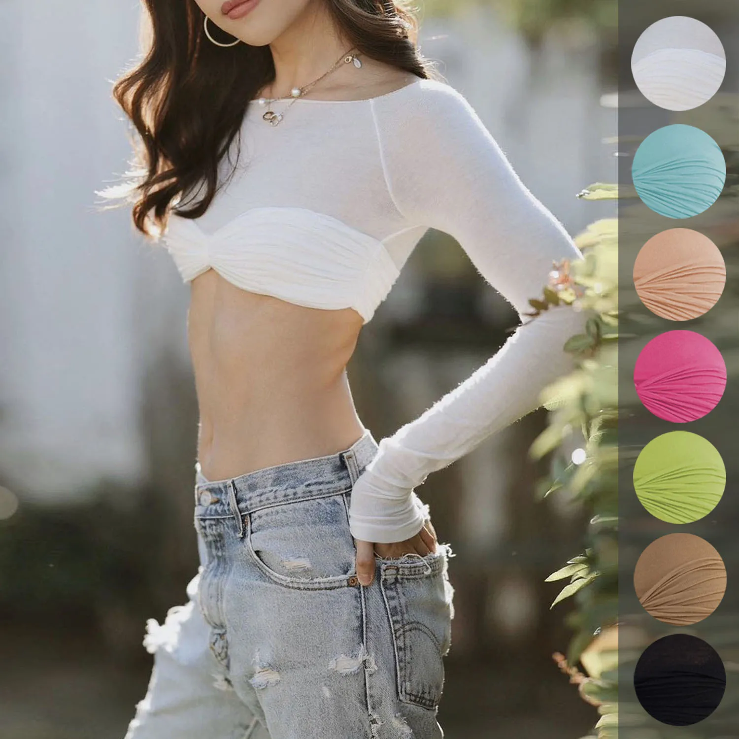 Ootddress Sheer Sexy Bodysuit Lingerie Mesh See-Through Body Tops Women 2025 New Long Sleeve Twist Wrap Backless Top Tees Bodysuits 26 Ootddress Sheer Sexy Bodysuit Lingerie Mesh See-Through Body Tops Women 2025 New Long Sleeve Twist Wrap Backless Top Tees Bodysuits