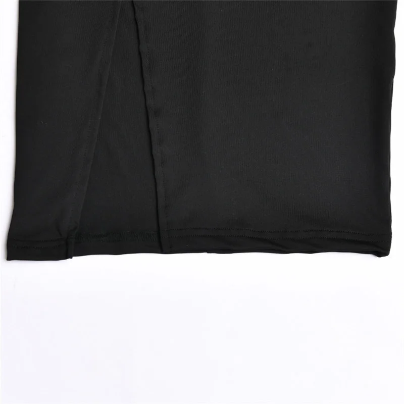 Ootddress Elegant Strapless Sexy Two Piece Set Women Sleeveless Crop Top And High Split Skirt Matching Sets Party Dress Sets