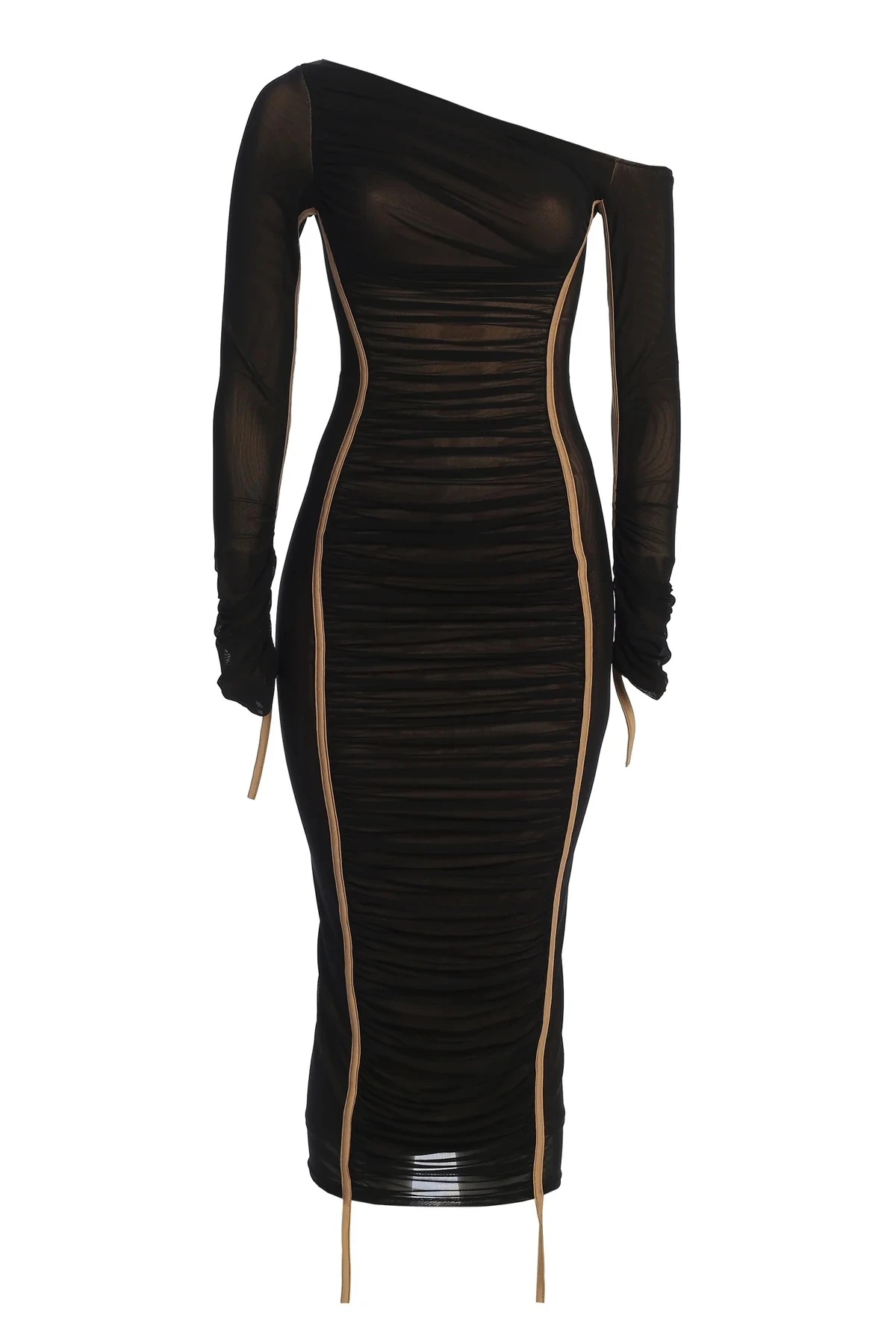 IMG_7175copy_1200x1800.webp.jpg Ootddress Elegant Long Sleeved Mesh Patchwork Dress For Women Elastic Tight Double Layered Vestidos Sheath Party Evening Dress