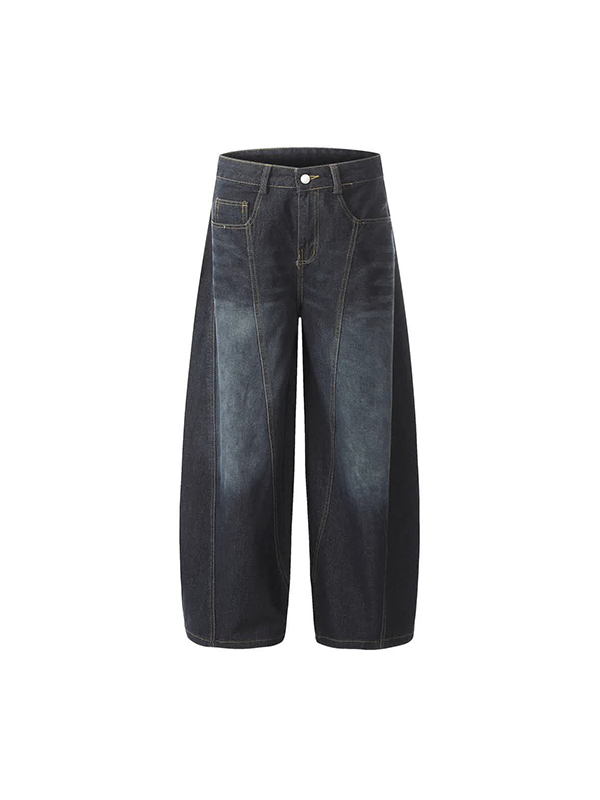 American Curved Blade Profile Boyfriend Jeans
