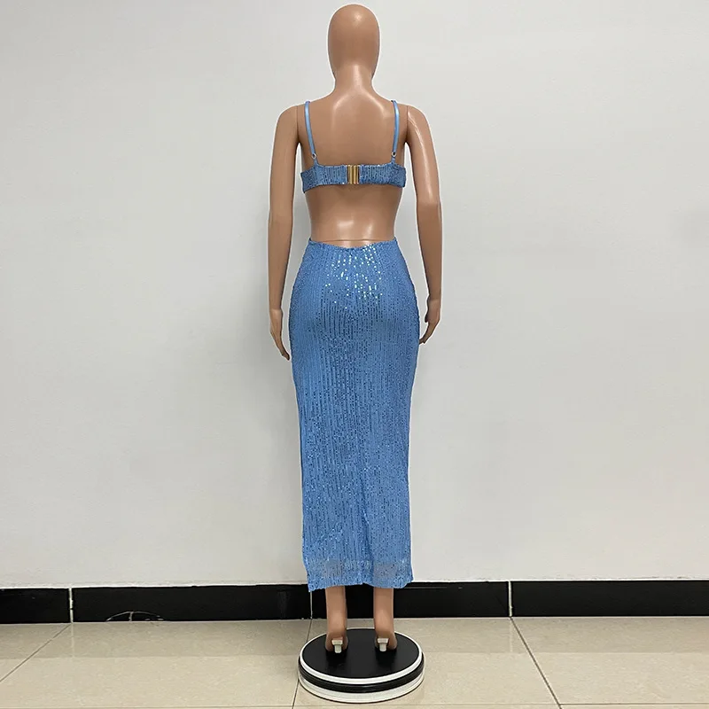 Sexy Hollow High Waist Slit Evening Dress Fashion Sequined Backless Sleeveless Elegant Party Dresses Solid Long Graduation Dress 76 Sexy Hollow High Waist Slit Evening Dress Fashion Sequined Backless Sleeveless Elegant Party Dresses Solid Long Graduation Dress