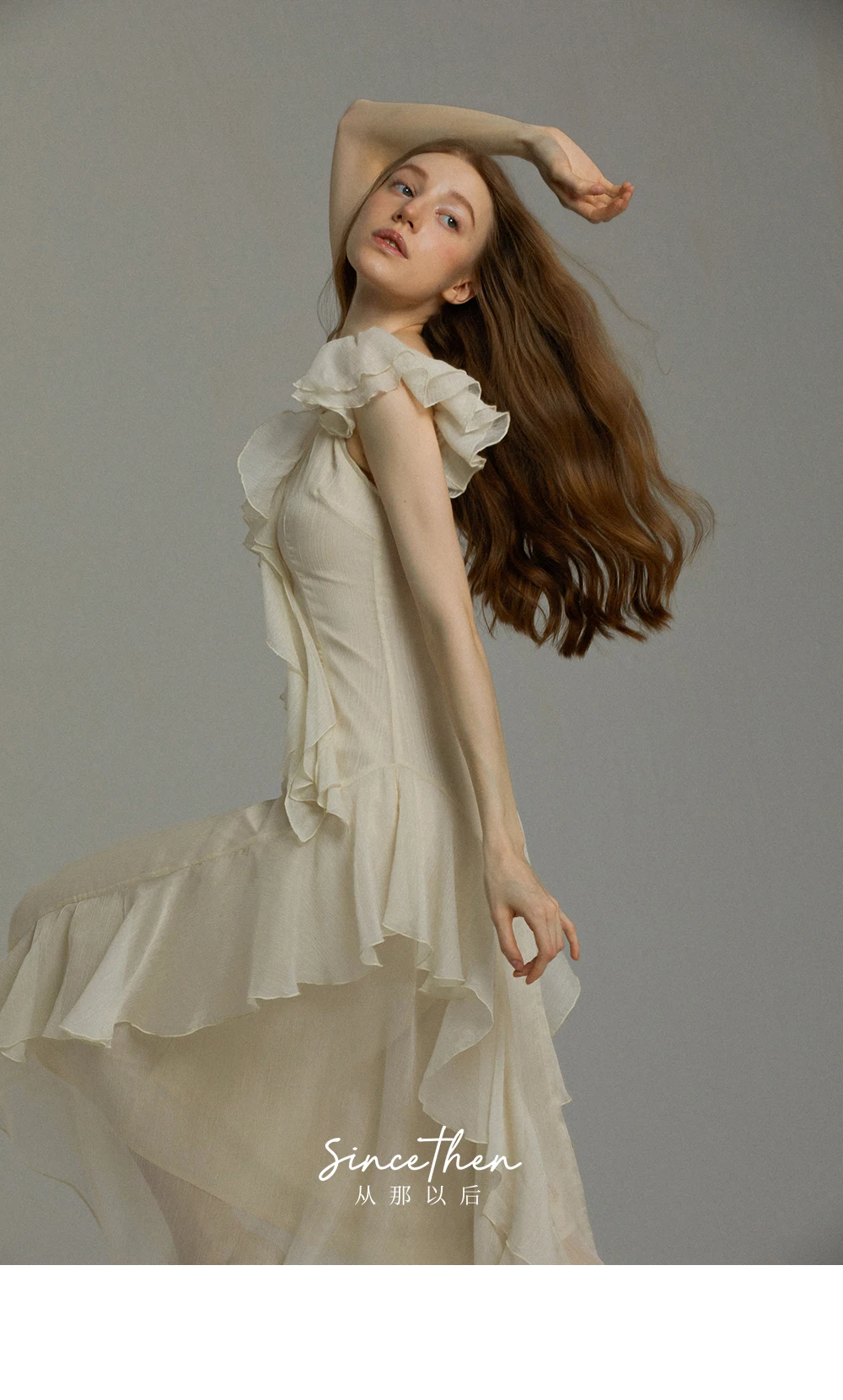 French Elegant Ruffles Midi Dress Women Summer New Sleeveless V-neck Holiday Beach Style A-line Party Prom Robe Vestido Mujer 20 French Elegant Ruffles Midi Dress Women Summer New Sleeveless V-neck Holiday Beach Style A-line Party Prom Robe Vestido Mujer