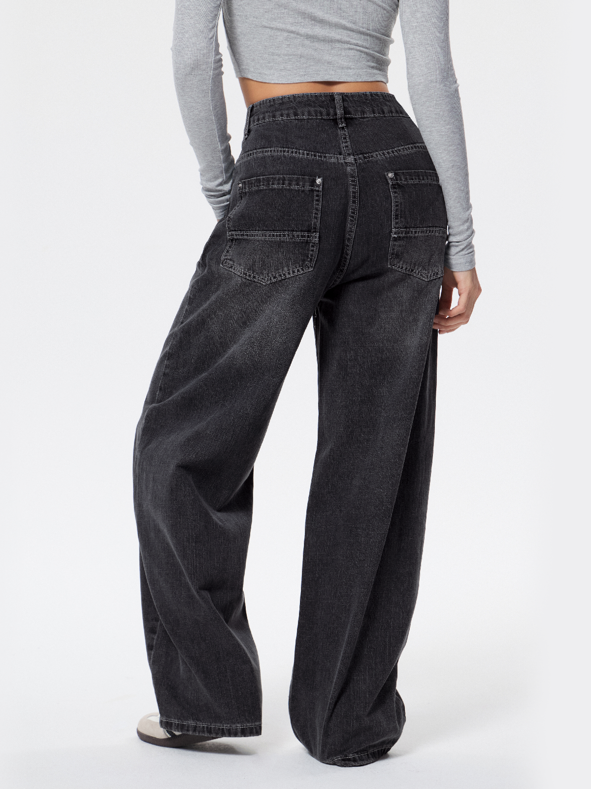 American Retro Distressed Washed Boyfriend Jeans