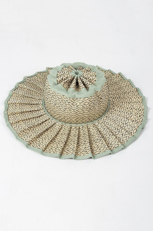 Stylish Foldable Sun-protective Woven Casual Straw Hat